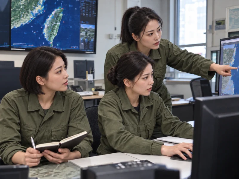 Military team collaborating in operations center - illustrative image
